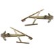 thumbnail image 1 of Par de ELEVADORES CRISTAL CIVIC 1992 al 1995 HONDA Delanteros HUSHAN  ., 1 of 4