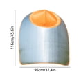 thumbnail image 3 of Kumdkd Hooded Poncho Sun Hat with Attached Cape, Waterproof & Breathable Wide Brim Fishing Hat for Men Women, UPF 50+ Rain Wind Protection for Hiking, Gardening, Outdoor Activities, 3 of 8