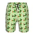 thumbnail image 3 of Logiee dogs St Patrick's Day Print Mens Swim Trunks Quick Dry Board Shorts,Breathable Hawaii Beach Shorts Swimwear Bathing Suits-Medium, 3 of 6