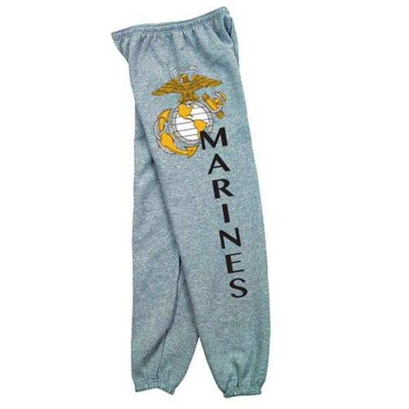 Pantalones deportivos Fox Outdoor Products con el logotipo de los Marines, grises, XXL