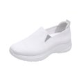 thumbnail image 3 of Breathable Mesh Solid Women's Casual Shoes Everyday Comfort Lightweight Appeal Summer Walking -On Flat Sandals, 3 of 8