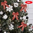 thumbnail image 3 of 10 Pack 3.93 x 5.51 Inches Red with Green Buffalo Plaid Bows Christmas Wreaths Bows Christmas Bows for Xmas Tree Christmas Indoor and Outdoor Garland Decorations, 3 of 6