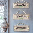 thumbnail image 2 of Letras decorativas de madera con colgantes de cuentas de madera, nuevas, 2 of 5