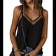 thumbnail image 2 of Camiseta Sin Mangas para Mujer, Cuello en V, Elegante, Holgada, de Verano, con Tirantes Finos, Color Negro, Talla M, 2 of 10