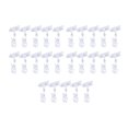 thumbnail image 1 of 25Pcs Transparent Double Head Universal Clamp Shelf Clamp Crystal Clip Rack clip, 1 of 9