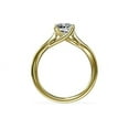 thumbnail image 2 of 1.00 T.C.W Emerald Shape Natural Diamond Latest Design Solitaire Wedding Ring for Women Solid 18K Yellow Gold Size 8, 2 of 8