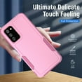 thumbnail image 4 of Xhy for Samsung Galaxy A03S Case 2 in 1 Double Layer Rugged Drop Resistant, TPU Durable Full Body Protection Grade Detachable Case Pink, 4 of 8