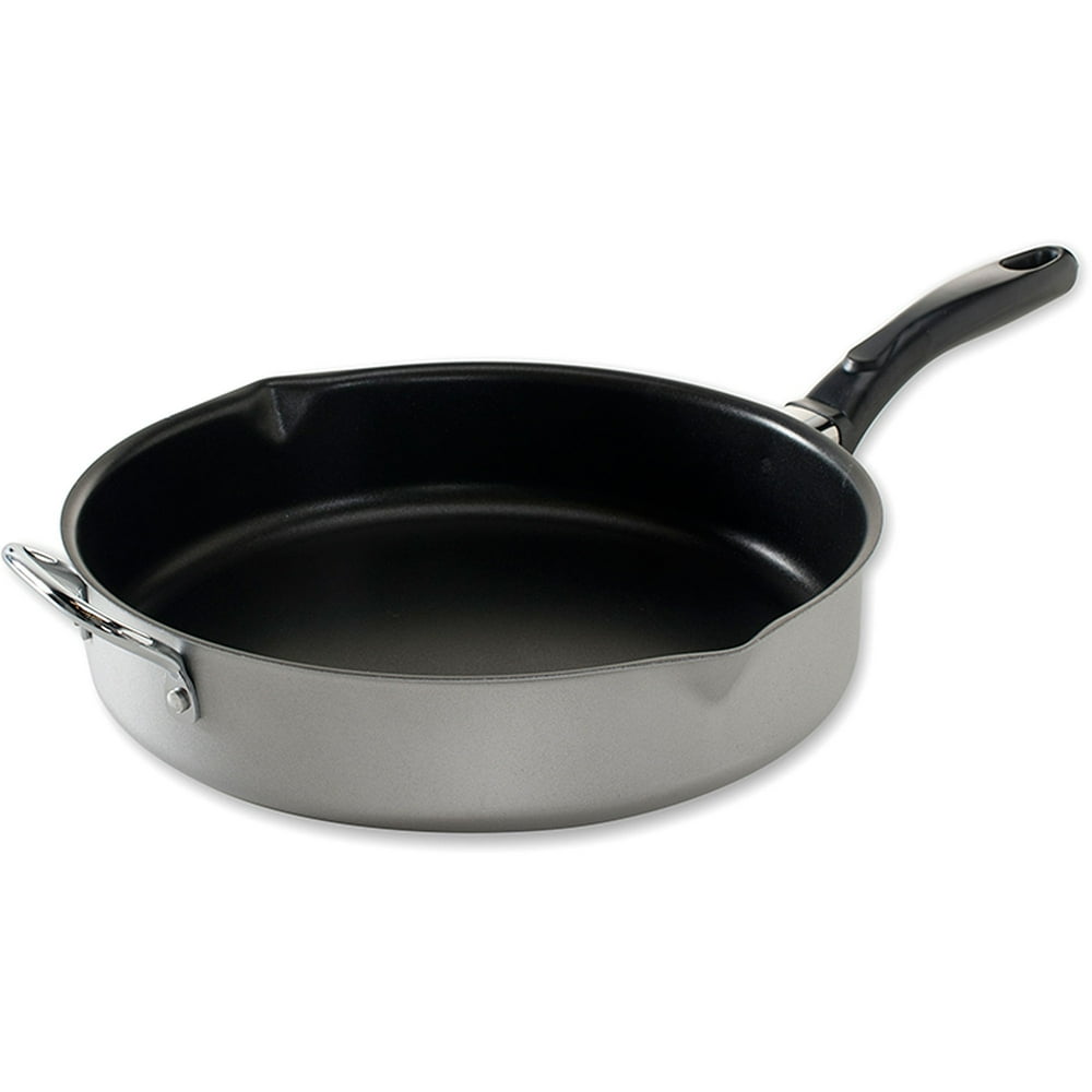 Nordic Ware 12" Texas Skillet with Helper Handle, Grey