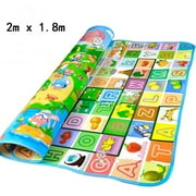 Baby Play Mat,Baby Care Foam Floor Reversible Kids Crawling Mat for Playing, Waterproof Play Game Mat for Infants