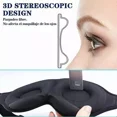 thumbnail image 4 of FOOFOO Antifaz 3d Para Dormir Adjustable Respirable 5 Tapones Oidos Negro 1, 4 of 8