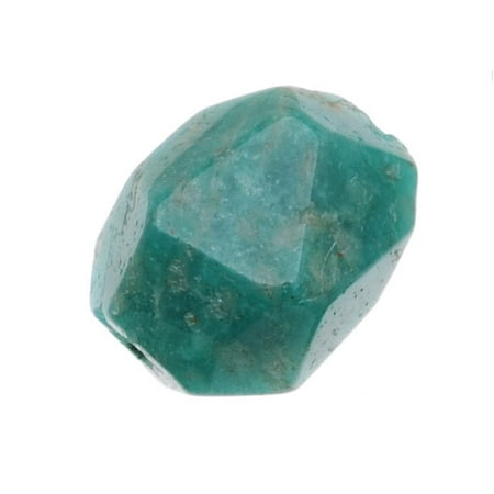 - AA Green Russian Amazonite Gemstone 8-22mm Faceted Nugget Beads (10)