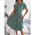 thumbnail image 1 of Ins Wind Real Shot Primavera y verano Nueva falda plisada grande floral de manga corta informal Europa y los Estados Unidos Ropa de mujer transfronteriza ShuxiuWang 9024735559948, 1 of 1