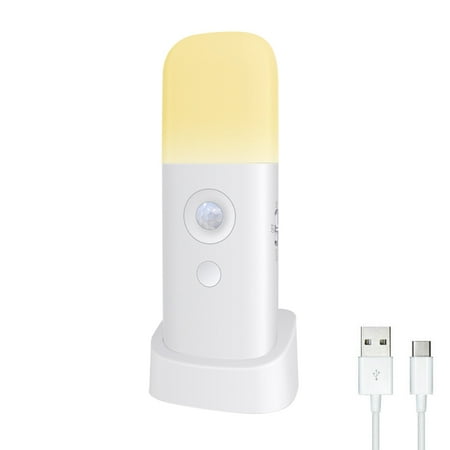 

USB Rechargeable Night Lamp for Bedroom Wardrobe Closet(Warmwhite)