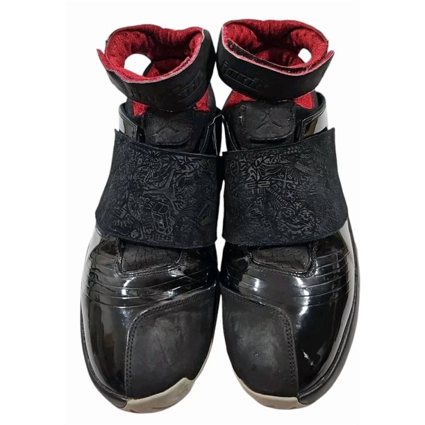 Ni - ke Ni - ke Air Jordan 20 Retro 2015 "Stealth" Black Shoes Mens Size 13