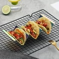 thumbnail image 3 of ReaNea Taco Holder 4 Packs Stainless Steel Taco Stand Rack With Handles（Rainbow）, 3 of 9
