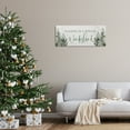thumbnail image 3 of Stupell Industries Winter Wonderland Trees Typography Painting Gallery Wrapped Canvas Art Print Wall Art, 40 x 17, 3 of 8
