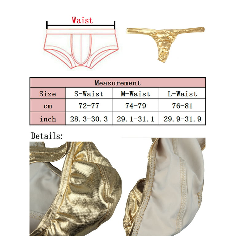 SAYFUT 4-Pack Men's Thong Comfort Underwear, Butt Lift Low Raise Thong  Underwear Bikini Briefs Trunks Shorts Gold&Purple&Silver&Blue Color