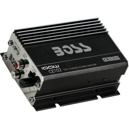Boss Audio CE102 Mini High-Power 100W 2-Channel (Best Mini Amp Head)