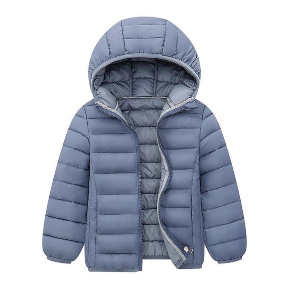 Zip Up Jacket Girls Size 7-8 Winter Coats Padded Jacket for Toddler Boys Girls Kids Light Outwear Cute Bear Ears with Hoods Clothing