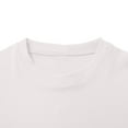 thumbnail image 6 of Women's Fitted Cotton T-Shirt - Structured Shoulder Slimming Short Sleeve Top | Yubnlvae | High Elasticity Screw Thread Cotton Regular Shoulder Round Neck (White | M), 6 of 9