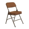 thumbnail image 5 of (Pack of 2) NPS 3200 Series Premium 2" Fabric Upholstered Double Hinge Folding Chair, Antique Gold, 5 of 8