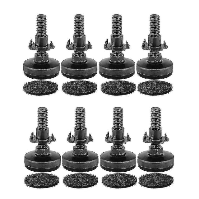 8pcs Furniture Levelers Heavy Duty Furniture Leveling Feet Adjustable Leg Levelers For Cabinets Tab
