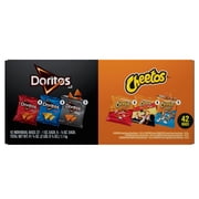 (4 Box) Frito-Lay Doritos & Cheetos Mix Variety Pack Snack Chips Multipack 42 Count