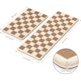 thumbnail image 3 of Anti Fatigue Kitchen Mat, Farmhouse Checkered Kitchen Rugs, Kitchen Floor Mats Non-Slip,Comfort Kitchen Mats for Floor Sink, Laundry, Office, Desk Khaki and Beige 17"x47"+17"x29", 3 of 6