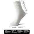 thumbnail image 6 of 3Pairs Boot Socks for Women Winter Wool Solid Thick Warm Socks Crew Socks Christmas Gift, 6 of 6