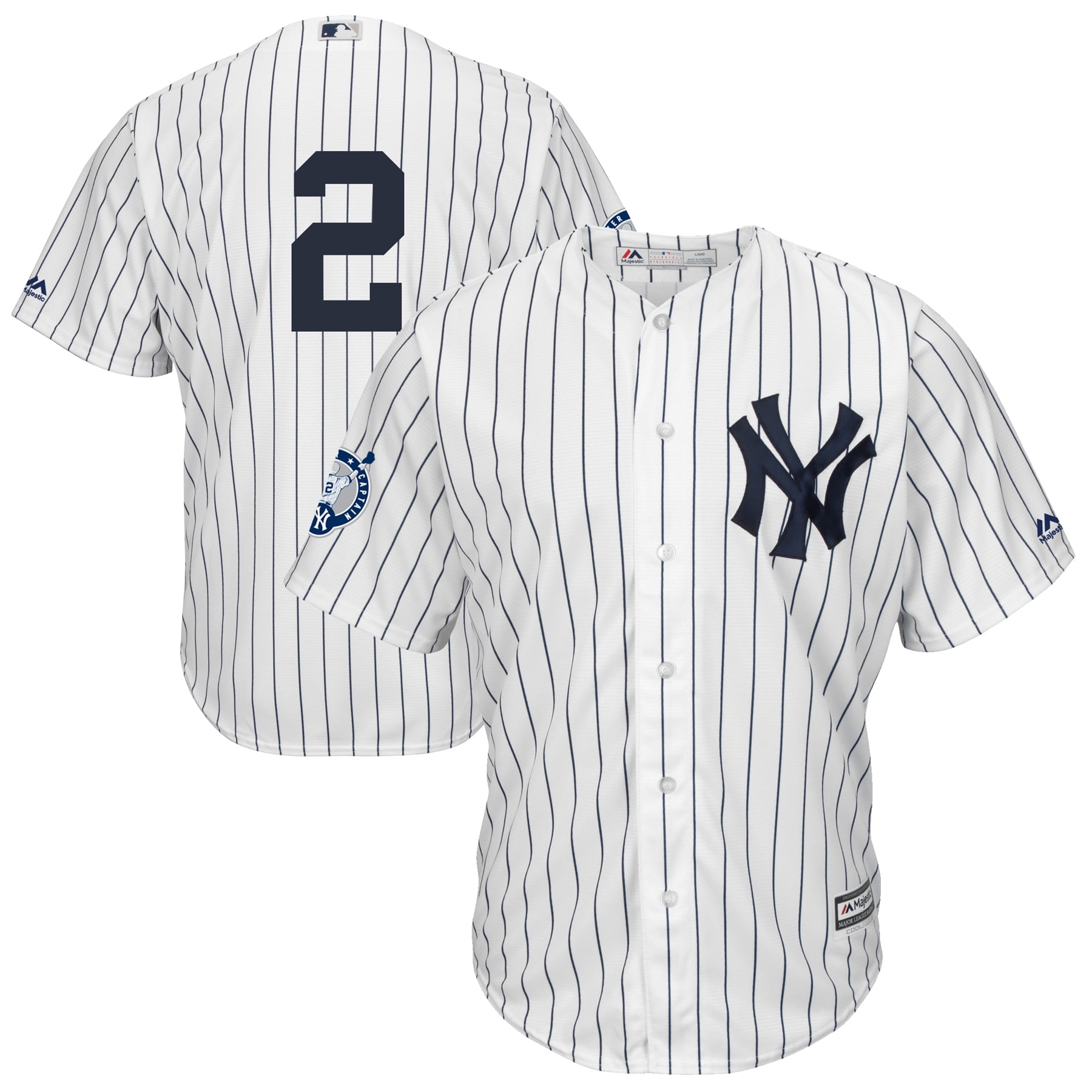 Majestic MLB Baseball Trikot Jersey New York Yankees NY Cool Base navy