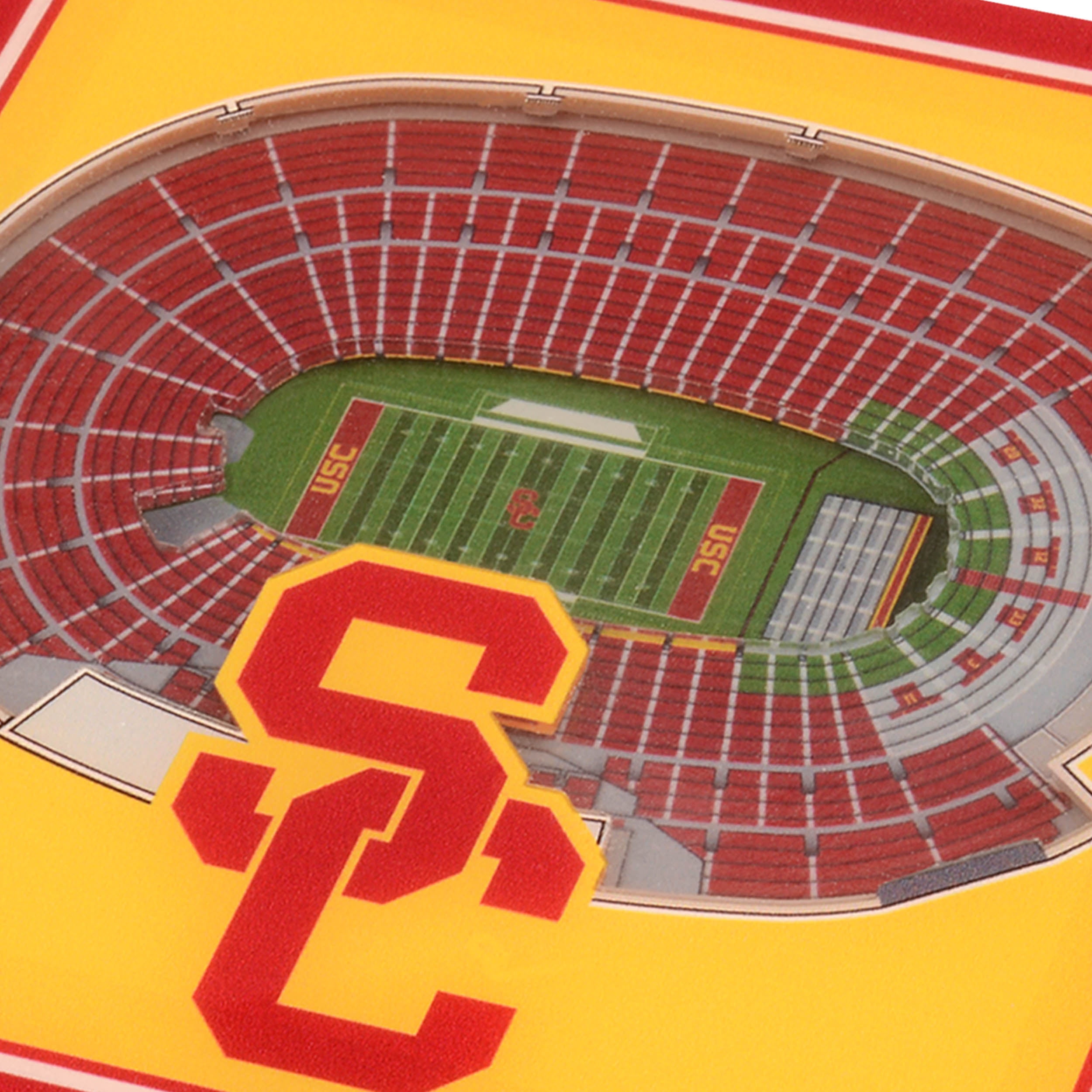 YouTheFan NCAA USC Trojans Stadiumview Cribbage
