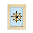 thumbnail image 1 of Summer Sail Rudder Pixel Desktop Display Photo Frame Picture Art Painting 5x7 inch, 1 of 3