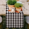 thumbnail image 4 of Black Pattern Table Runner, Modern Simple Tablecloth, Suitable for Kitchen, Dining Room and Living Room, Display Wedding Party Table Setting Decoration, 4 of 5