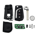 thumbnail image 6 of Wholesalekey Replacement for 2017 - 2018 Toyota HYQ12BFB 3 Buttons Remote Key Fob 315MHz, 6 of 6