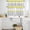 Gray Yellow, variant on Purple Grey Kitchen Curtains Sets for Windows 24 Inch Length, Chic Garden Floral Stripe Aesthetic Flower Rod Pocket Window Treatments Tier Curtains and Valances Set for Bedroom/Bathroom