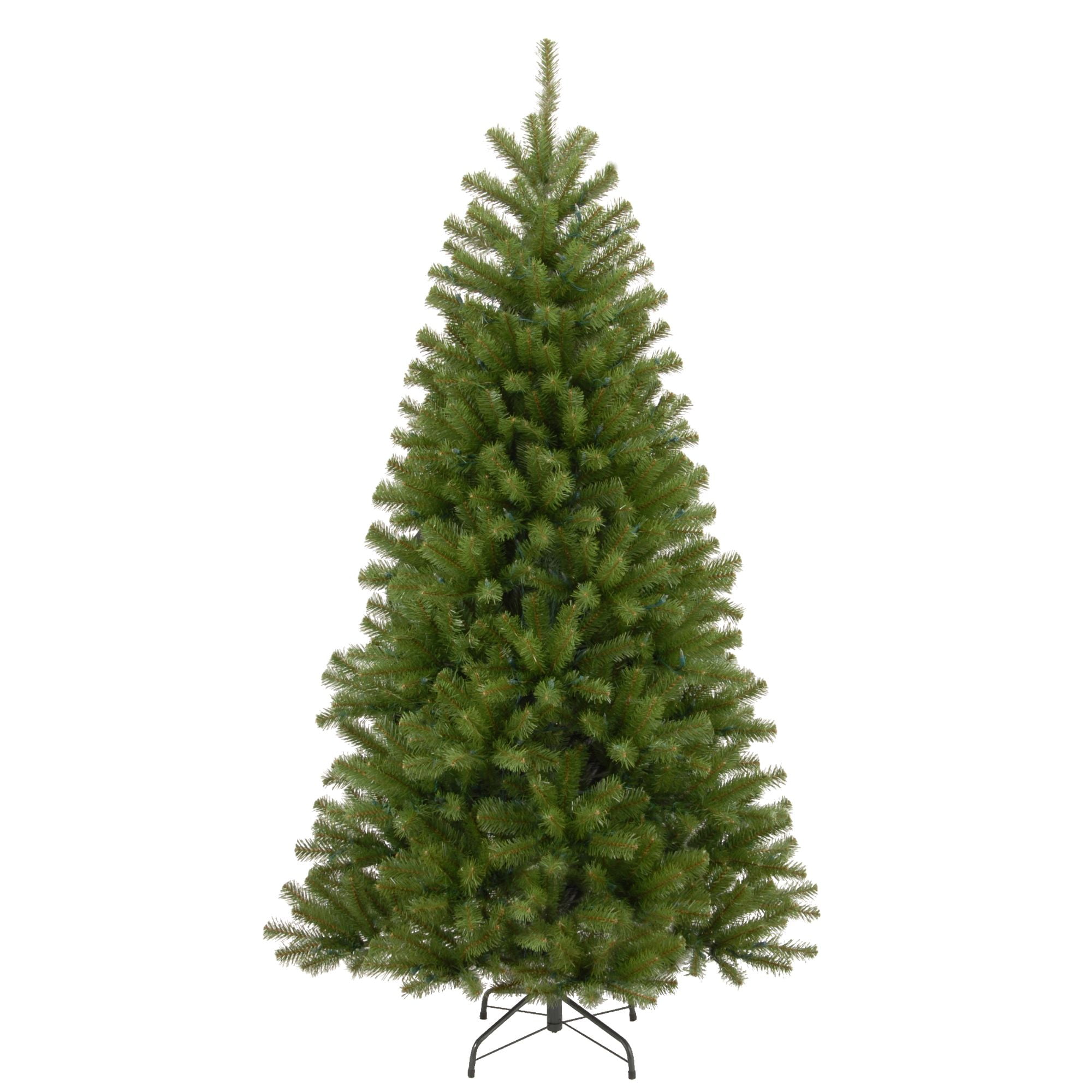 National Tree Company 7.5' Unlit Full North Valley Spruce Hinged Artificial Christmas Tree