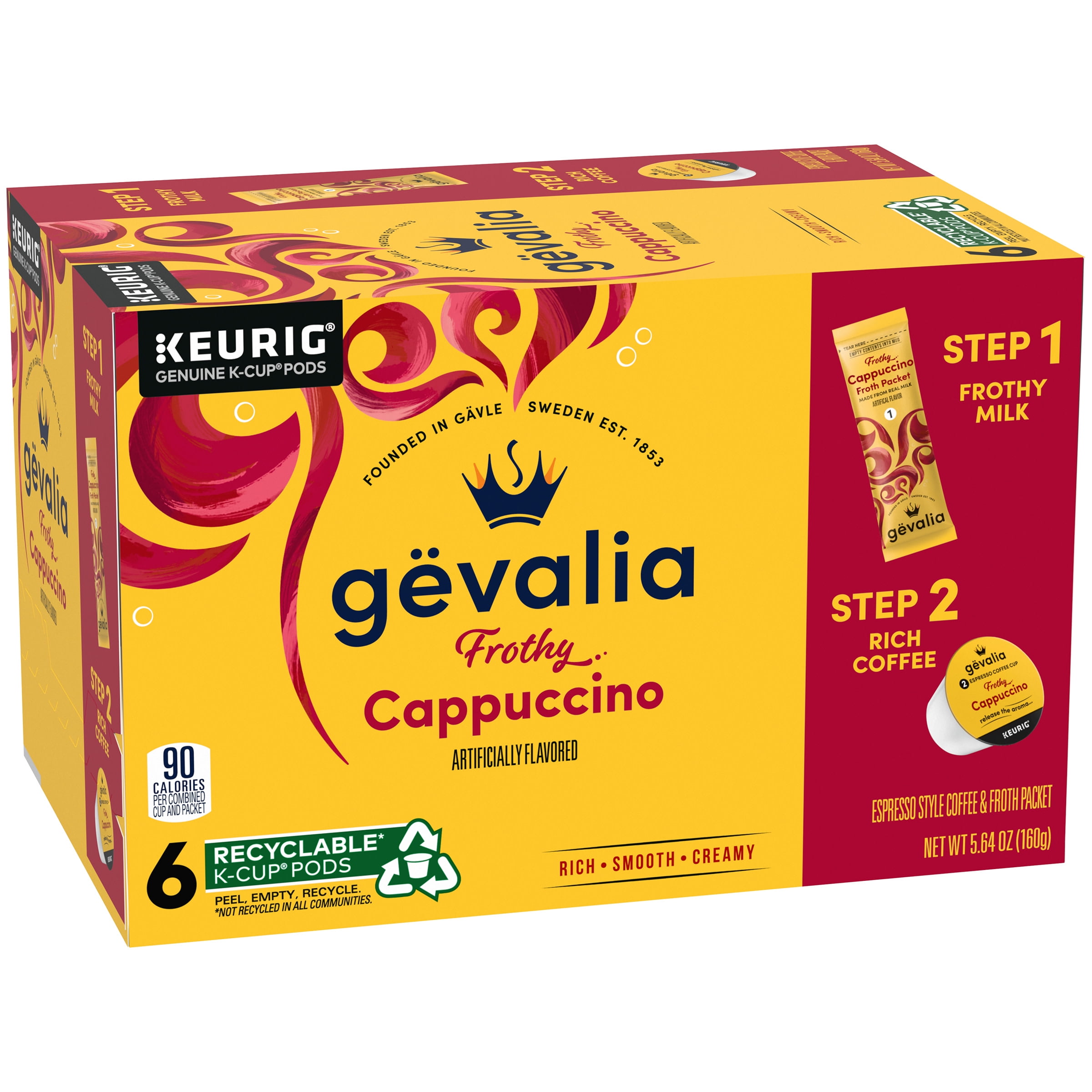 Gevalia cappuccino cheap k cups