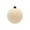 Cream, variant on My Texas House 10-Count Red Velvet-Feel Ball Christmas Ornaments, 4.5"