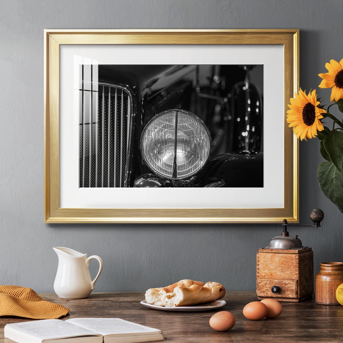 Vroom III Premium Framed Print - Ready to Hang