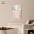thumbnail image 3 of Lullaby in Pink Canvas Colorful Pastel Art by Art Remedy, White Frame, 30" x 45", 3 of 7