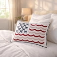 thumbnail image 5 of Bow Flag Decorative Pillow, Red/White/Blue, Decorative Pillow Red White and Blue Decorations,4th of July Decorations Clearance, 5 of 7