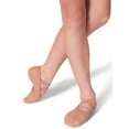 thumbnail image 4 of Capezio Hanami® Canvas Ballet Shoe - Child | Light Suntan - Girls, 4 of 7