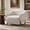 Oatmeal, variant on Christopher Knight Home Modern Chenille Accent Chair, Recessed Arms, Tight Back, Wooden Legs, Oatmeal