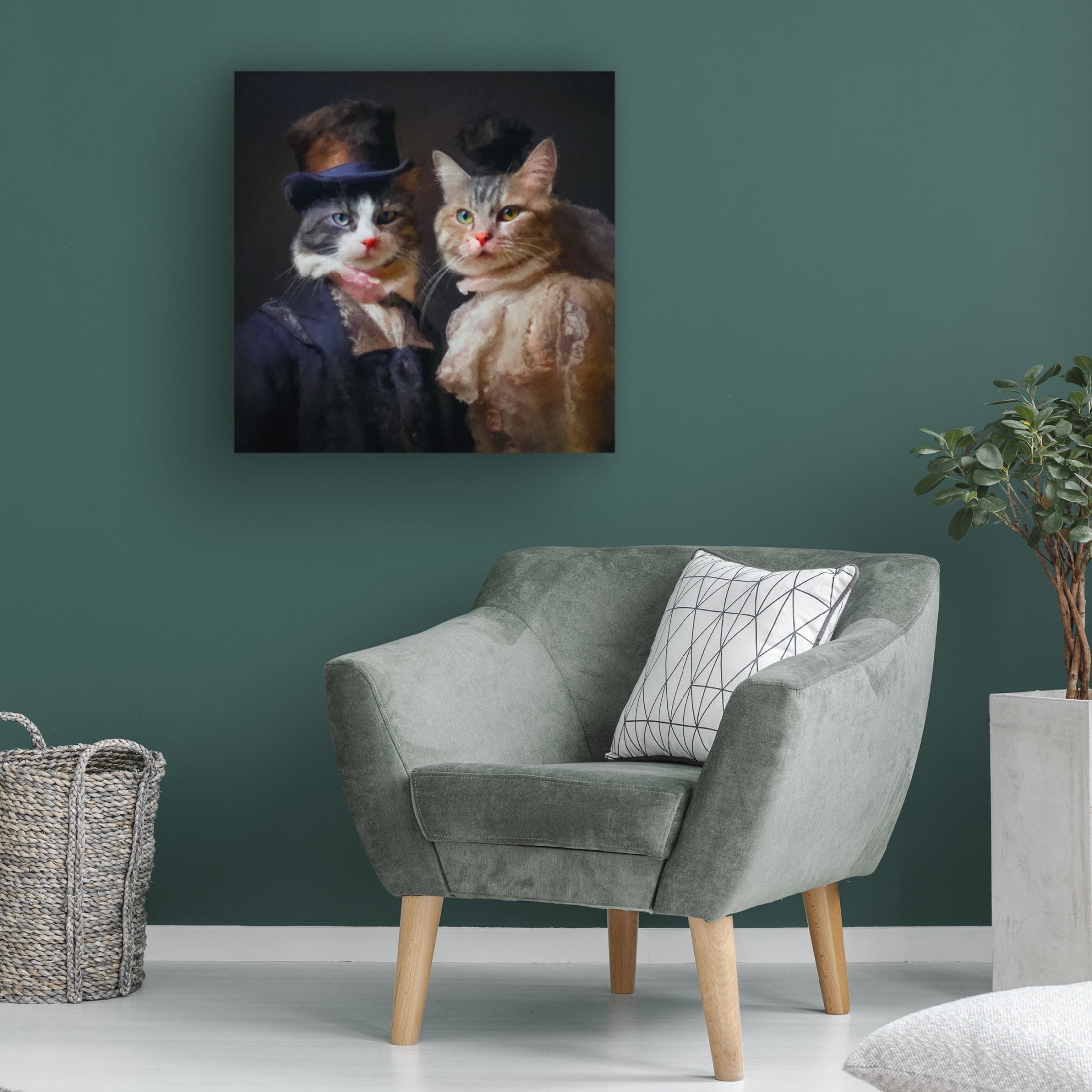 Canvas Wall Art - Sean Parnell 'Wedding' Wall Art for Living Room, Bedroom, or Office Décor by Trademark Fine Art - 14 x 14 Inches