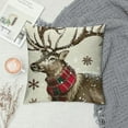 thumbnail image 2 of PHYHOO Christmas Buffalo Plaid Throw Pillow Cover,Winter Holiday Cushion Case Decoration for Sofa Couch, 2 of 5