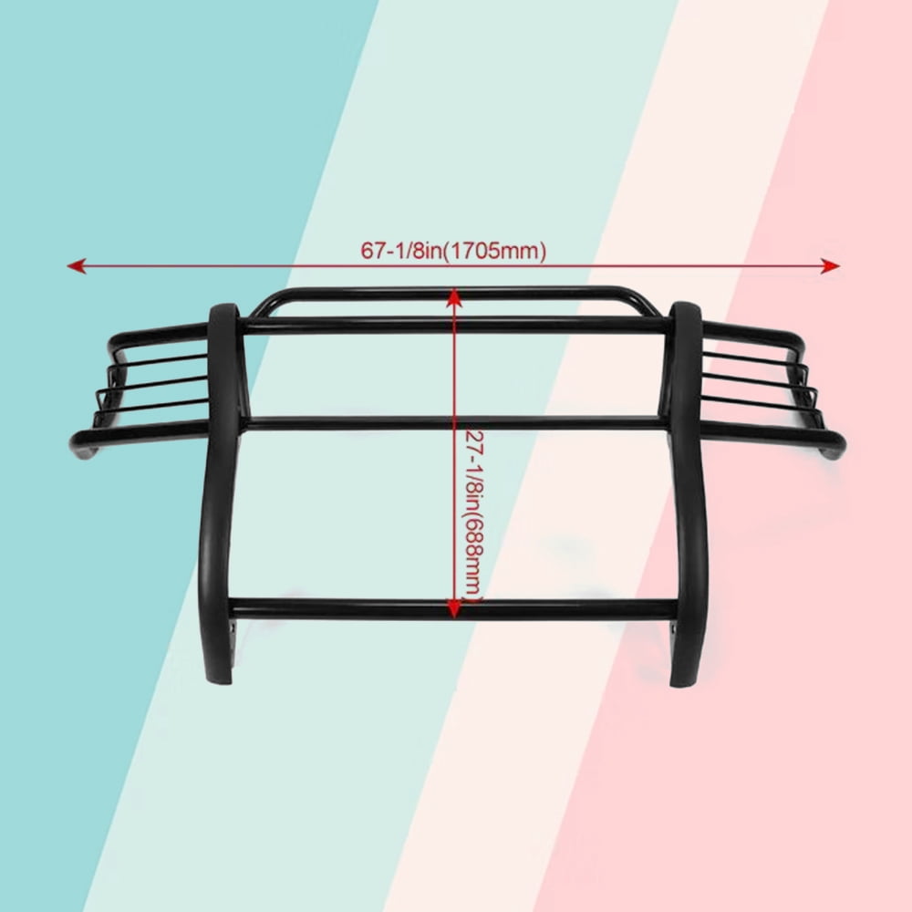 Kojem Bumper Grill Guard for 1998-2004 Toyota Tacoma Steel Front Brush Light Protector