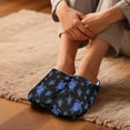 thumbnail image 5 of POLERO Slippers for Women Indoor Blue Sea Turtle Flower Print House Slippers Closed Toe Design Lightweight Sole Bedroom Shoes, Size 6-7, 5 of 7