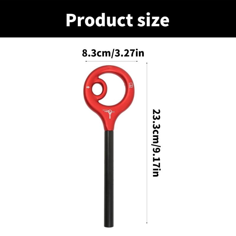CEORPER Aluminum Alloy Figure Belay Device Abseiling Downhill Equipment Accessories