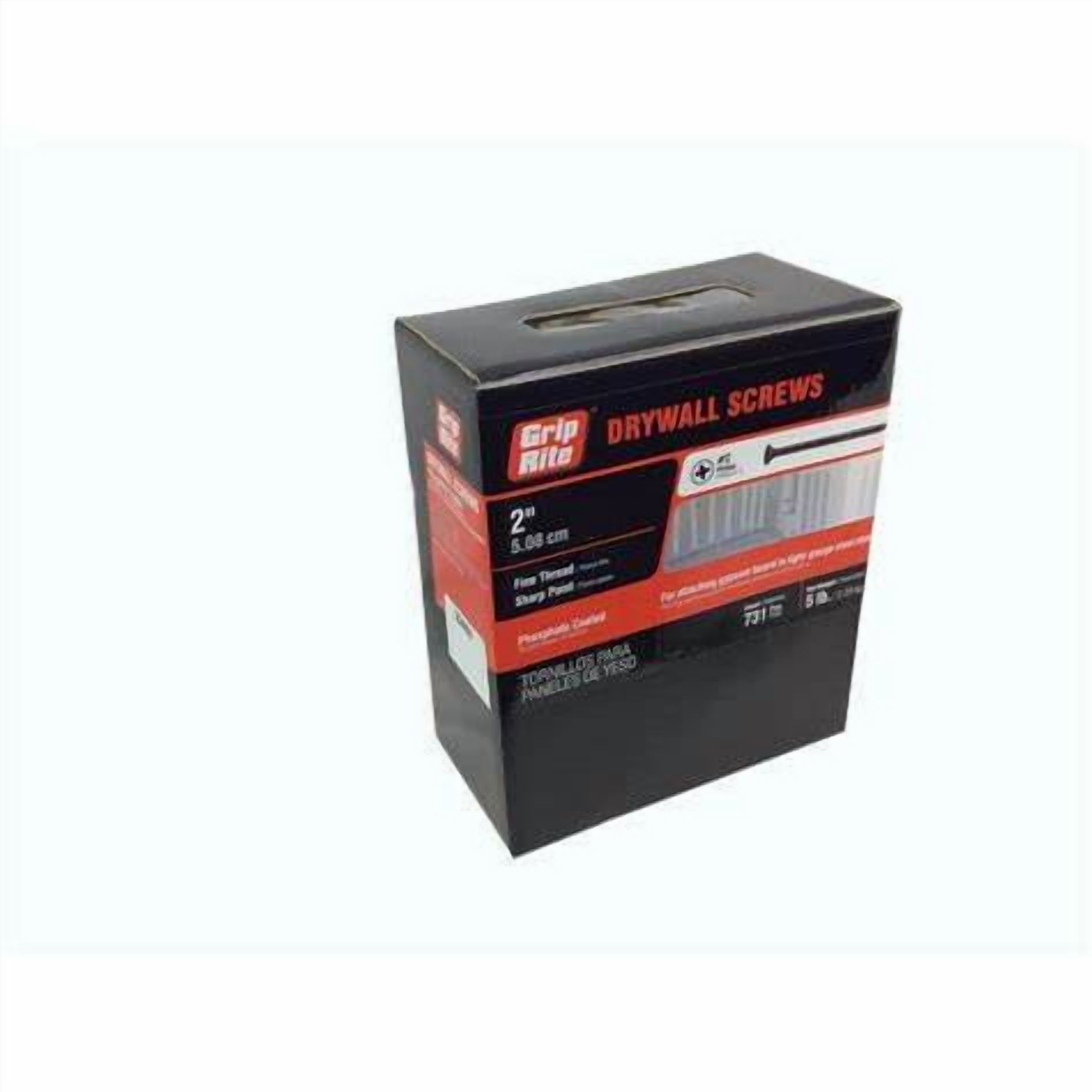 Preferred Supplier 2DWS5 6 x 2 in. Fine Thread Drywall Screws, 5 lbs