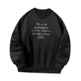 thumbnail image 3 of Sudadera de mujer con cuello redondo para uso diario M, 3 of 9